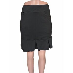 NWT Acegolfs Athletic Skirt Skort MED Golf Pickleball Tennis Leisurewear Black